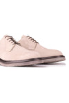 Suede Derby Shoes with Crepe Sole