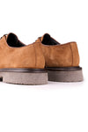 Suede Derby Shoes with Crepe Sole