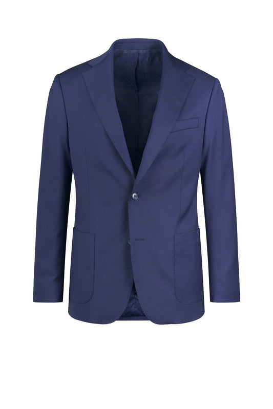 Abito monopetto in lana tropicale elasticizzata