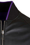ACF FIORENTINA Official Leather Bomber Jacket 2023/24