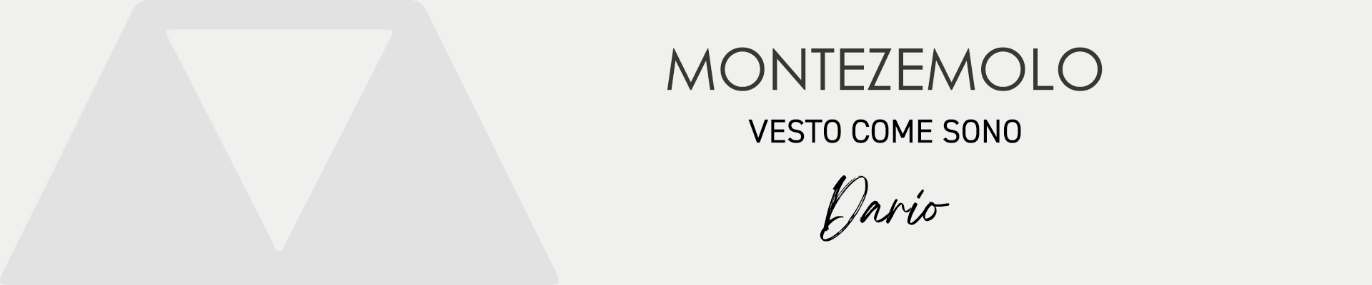 Grafica Vesto come sono Dainelli