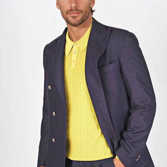 Unlined double-breasted wool blazer - MONTEZEMOLO