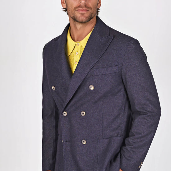 Unlined double-breasted wool blazer - MONTEZEMOLO