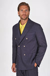 Unlined double-breasted wool blazer - MONTEZEMOLO