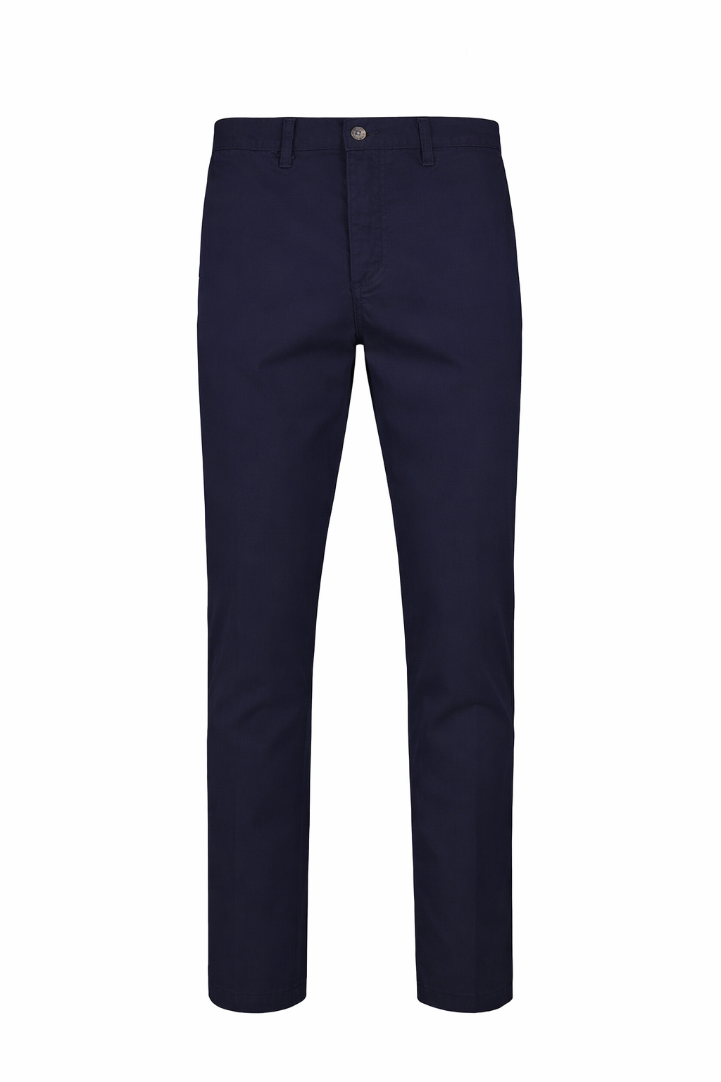 Stretch Cotton Twill Chino Pants with Pleats - MONTEZEMOLO