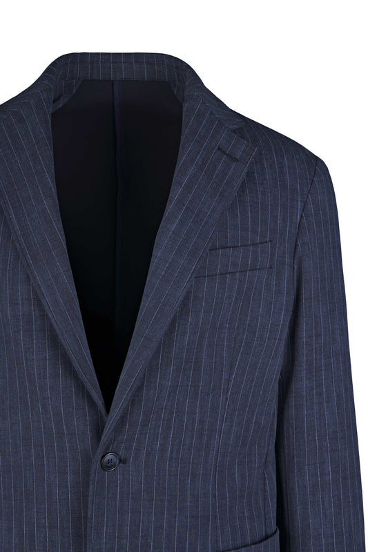 ZMART Pinstripe jersey blazer