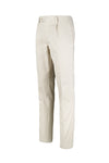 Cotton twill trousers with pleats