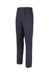 Cotton twill trousers with pleats