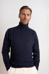 Mélange Cable-Knit Turtleneck - MONTEZEMOLO