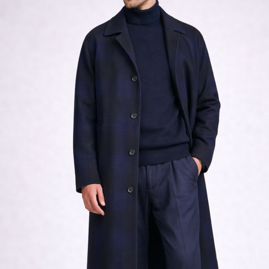 Check Unlined raglan overcoat - MONTEZEMOLO