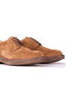 Suede Brogue Shoes with Crepe Sole