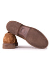 Suede Brogue Shoes with Crepe Sole