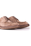 Suede Moc Toe Derby Shoes