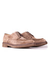 Suede Moc Toe Derby Shoes