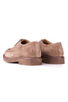 Suede Moc Toe Derby Shoes