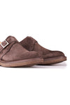 Suede Monk Strap