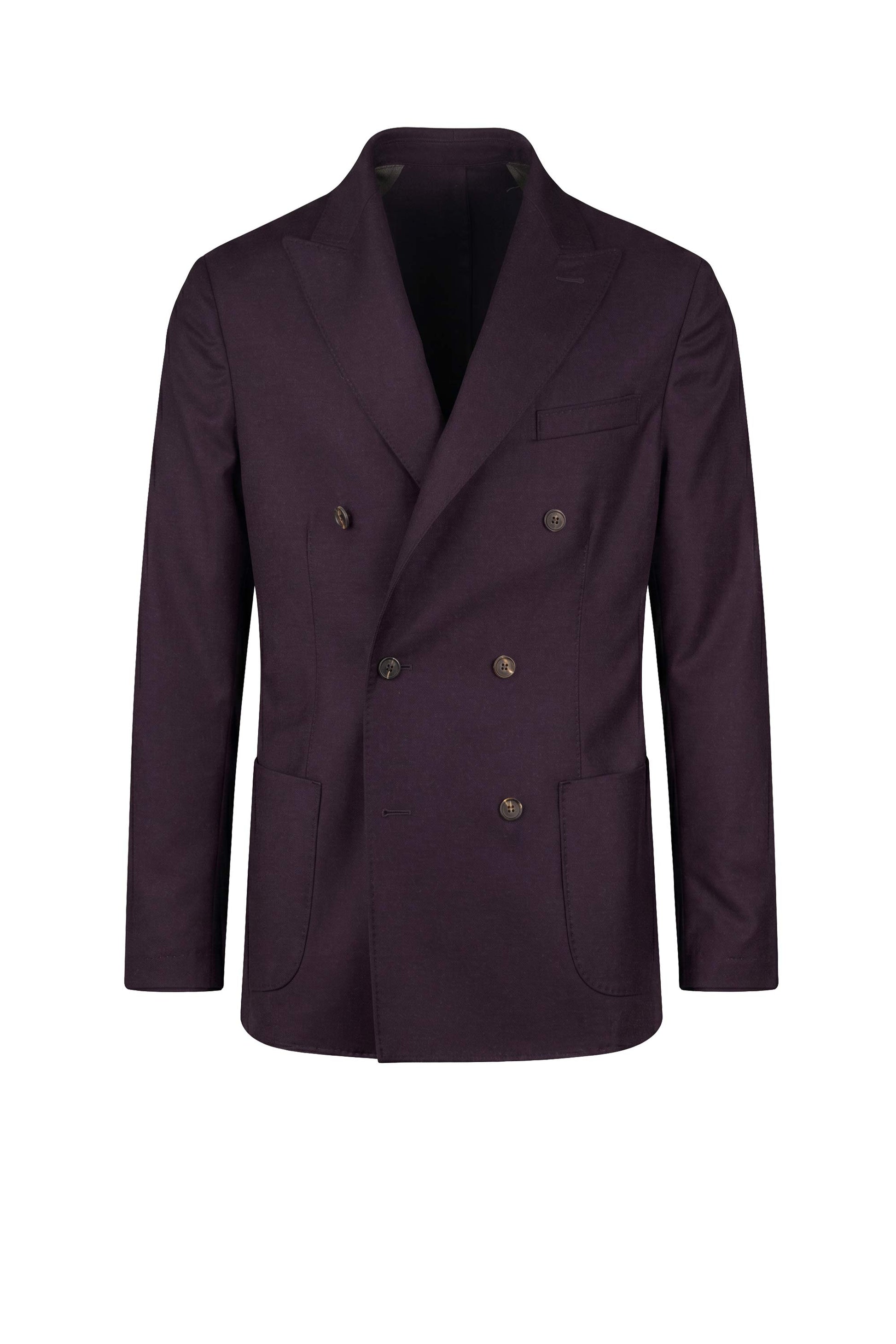Unlined Wool & Cashmere Double-Breasted Jacket - Loro Piana® Fabrics - MONTEZEMOLO