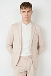 ZMART unlined diagonal jersey blazer
