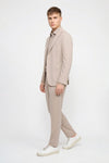 ZMART unlined diagonal jersey blazer