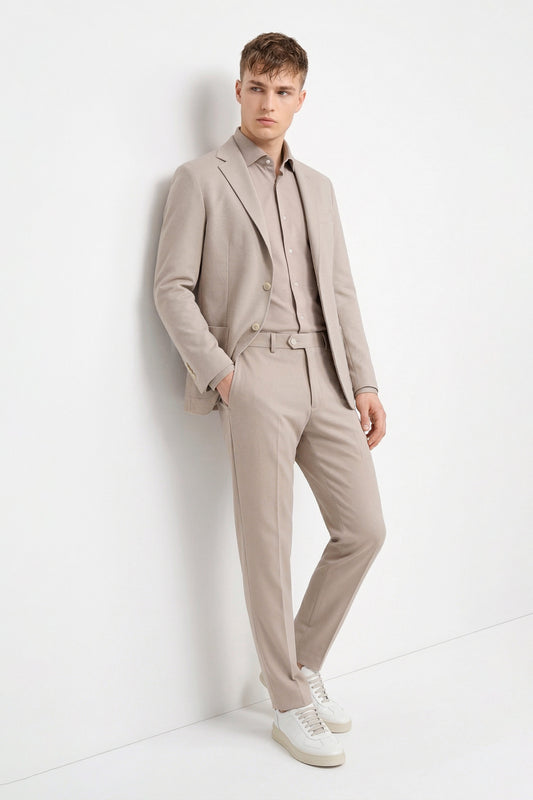 ZMART unlined diagonal jersey blazer