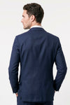 Unlined bi-stretch merino wool blazer