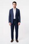 Unlined bi-stretch merino wool blazer