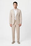 Unlined bi-stretch merino wool blazer