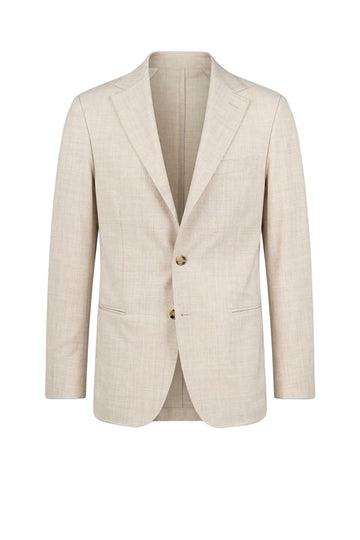 Giacca sfoderata in lana merino bi-stretch