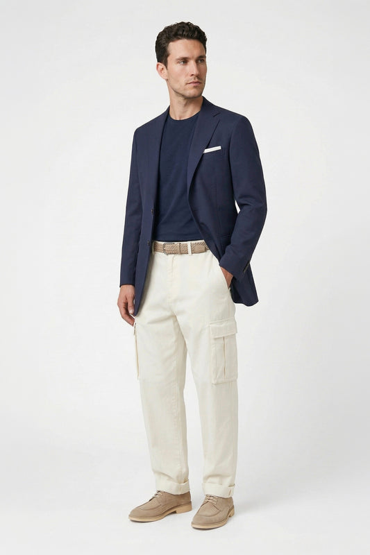 Fresco wool reps unlined blazer - MONTEZEMOLO