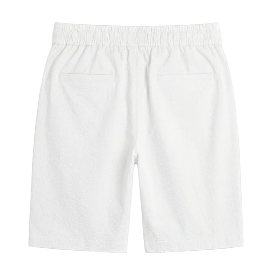 Seersucker drawstring bermuda - MONTEZEMOLO