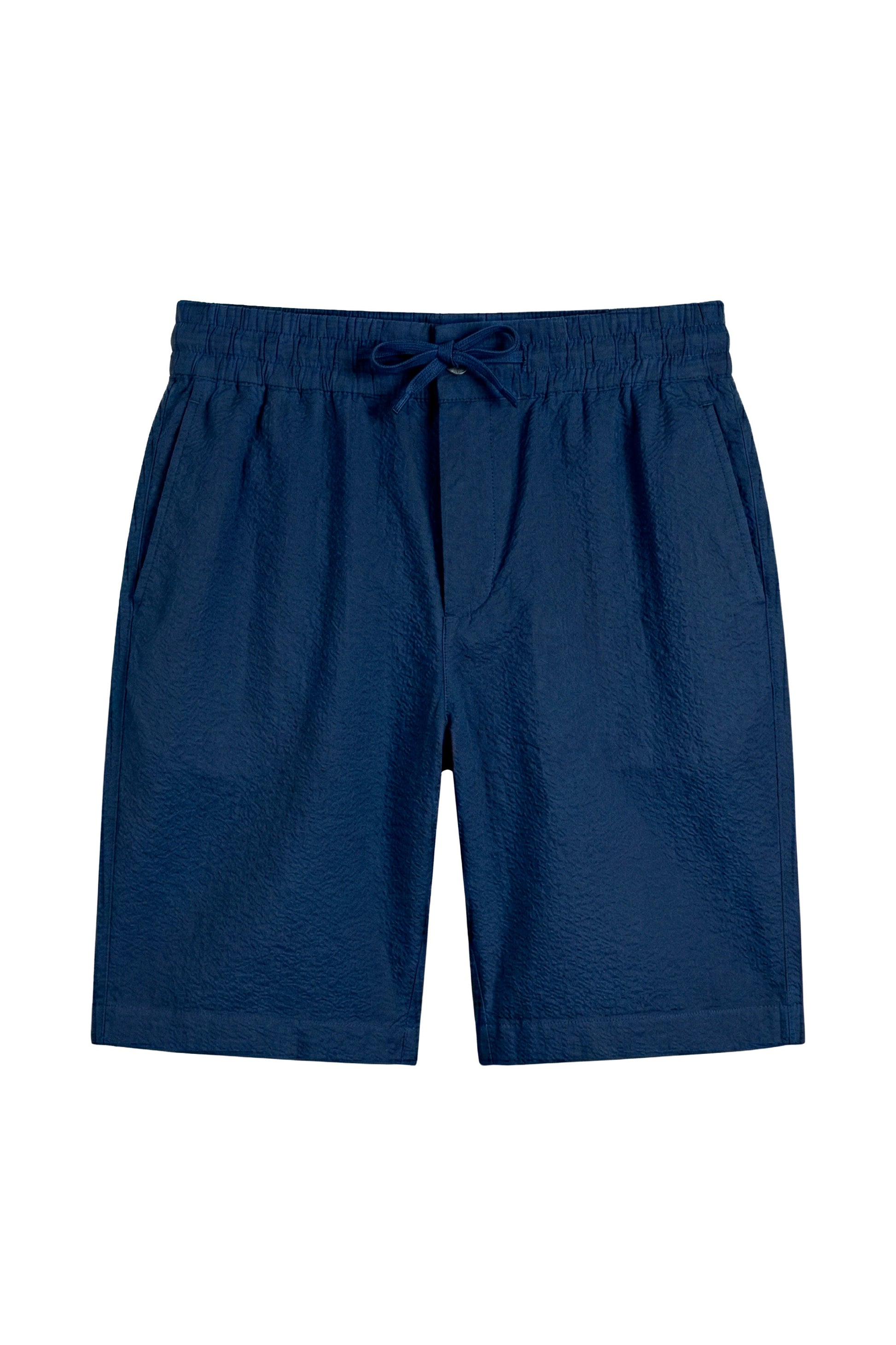 Seersucker drawstring bermuda - MONTEZEMOLO