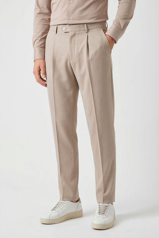 ZMART diagonal jersey trousers