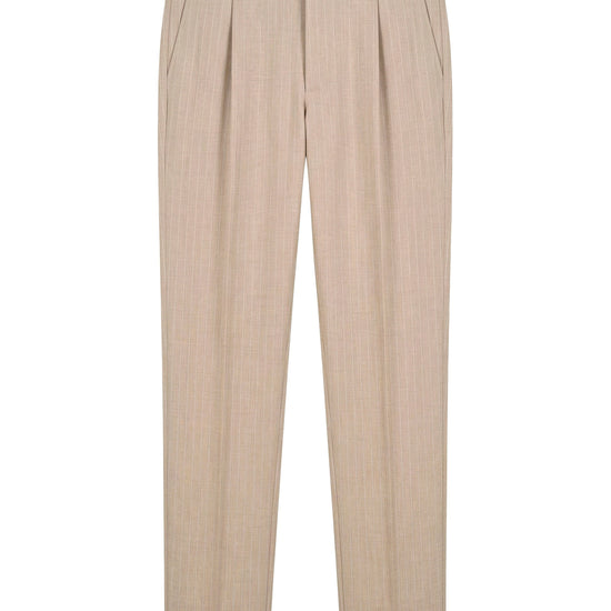 ZMART pinstripe jersey pleated trousers - MONTEZEMOLO