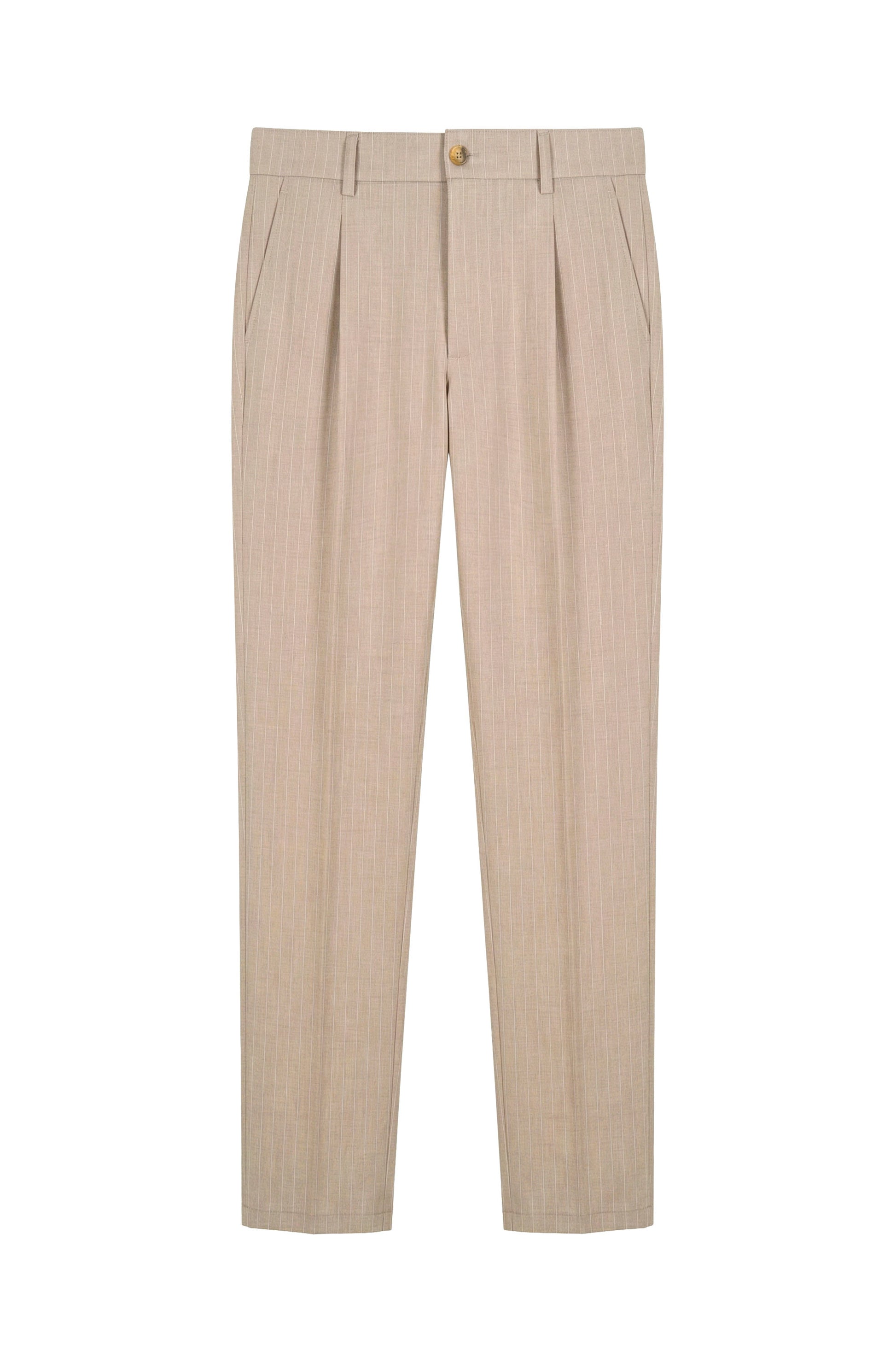ZMART pinstripe jersey pleated trousers - MONTEZEMOLO