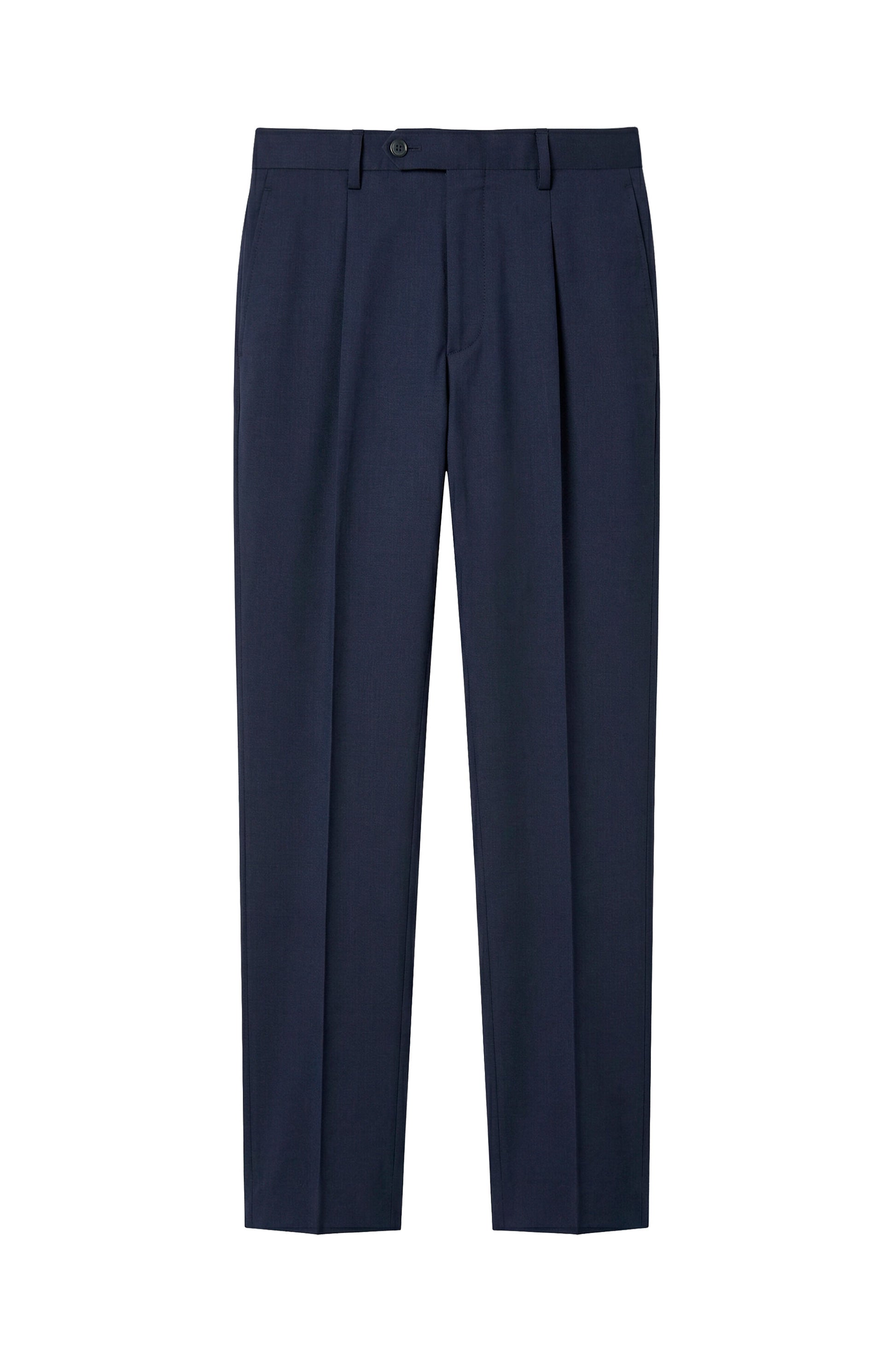 Bi-stretch wool tailored pleated trousers - MONTEZEMOLO