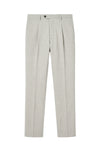 Bi-stretch wool tailored pleated trousers - MONTEZEMOLO