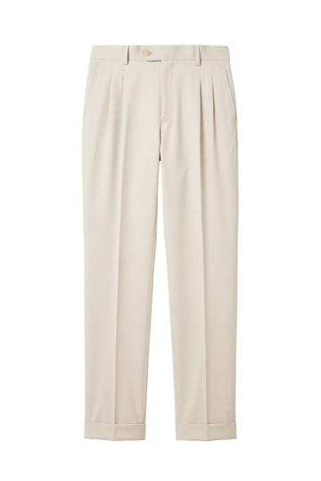 Fresco wool double pleats trousers - MONTEZEMOLO