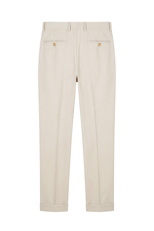 Fresco wool double pleats trousers - MONTEZEMOLO