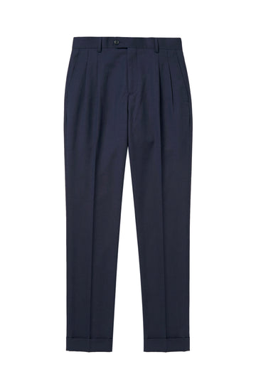 Fresco wool double pleats trousers - MONTEZEMOLO