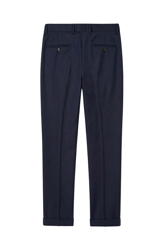 Fresco wool double pleats trousers - MONTEZEMOLO