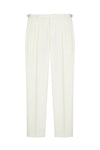 Double pleats Wide-fit fresco wool trousers - MONTEZEMOLO