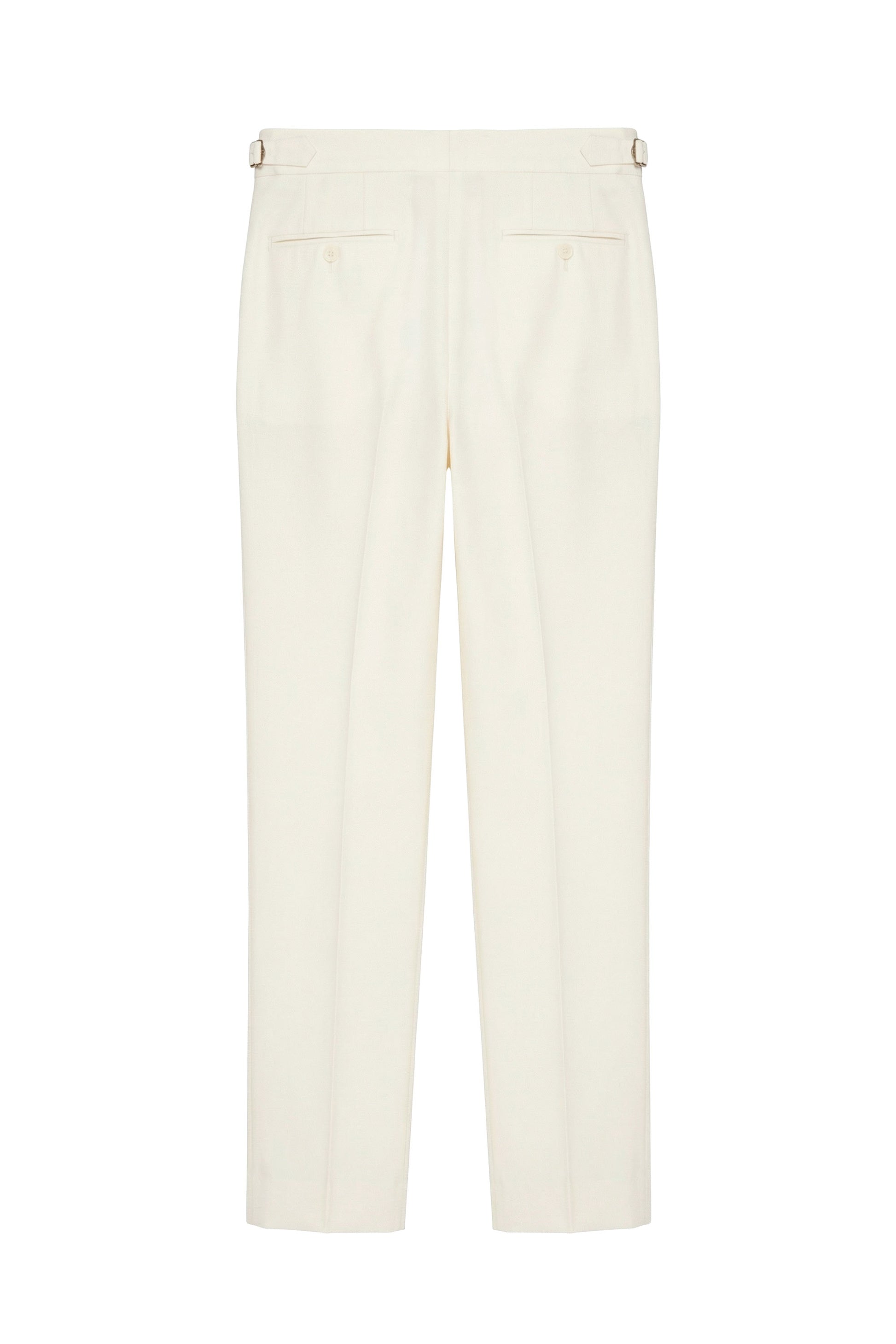 Double pleats Wide-fit fresco wool trousers - MONTEZEMOLO