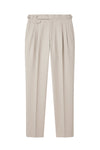 Double pleats Wide-fit fresco wool trousers - MONTEZEMOLO