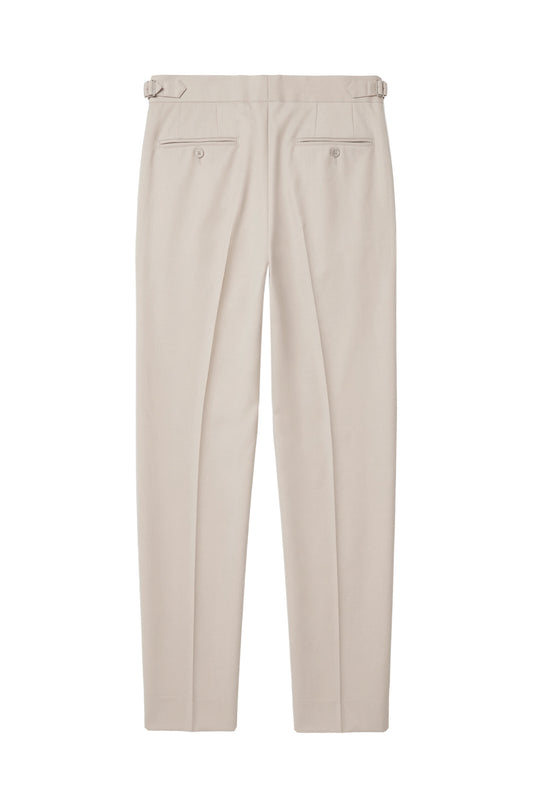 Double pleats Wide-fit fresco wool trousers - MONTEZEMOLO