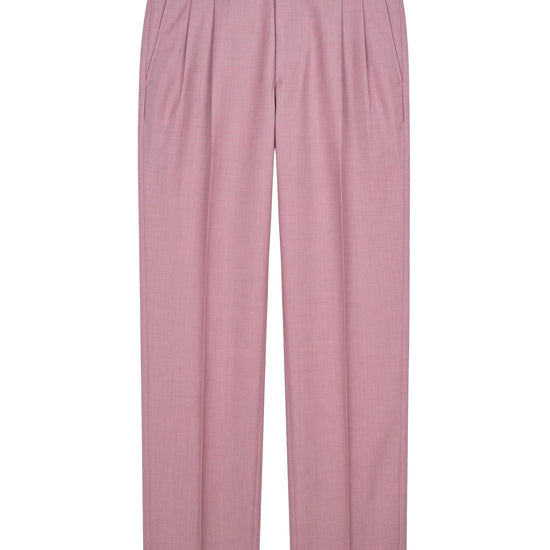 Double pleats Wide-fit fresco wool trousers - MONTEZEMOLO