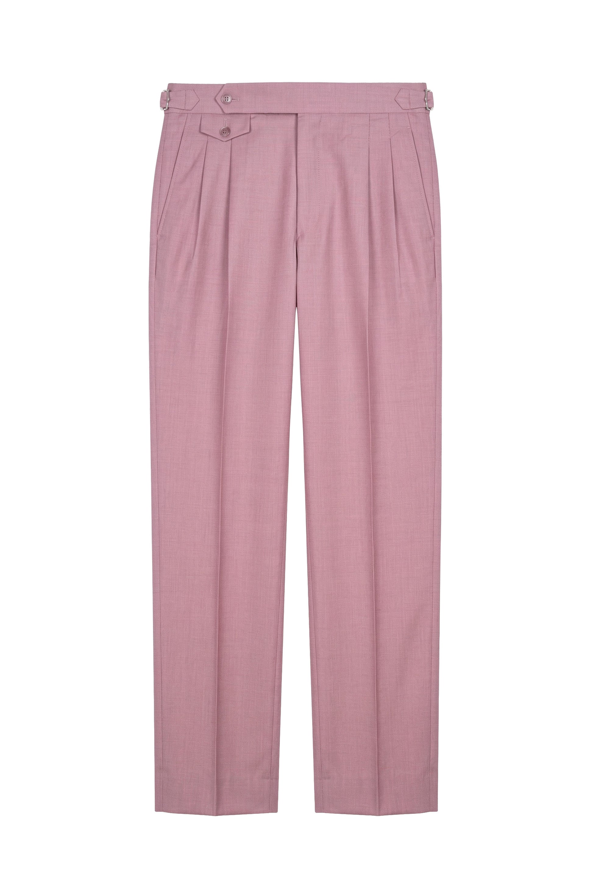Double pleats Wide-fit fresco wool trousers - MONTEZEMOLO