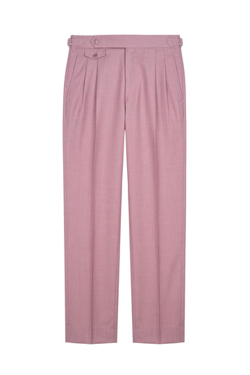 Double pleats Wide-fit fresco wool trousers - MONTEZEMOLO