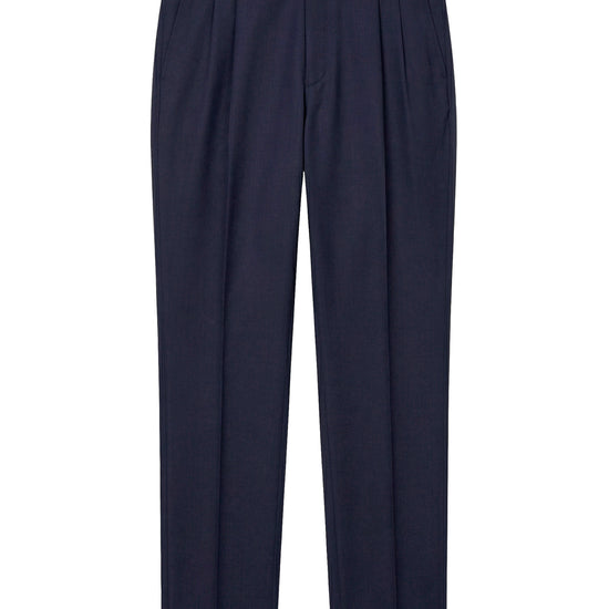 Double pleats Wide-fit fresco wool trousers - MONTEZEMOLO