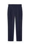 Double pleats Wide-fit fresco wool trousers - MONTEZEMOLO