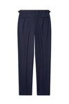 Double pleats Wide-fit fresco wool trousers - MONTEZEMOLO